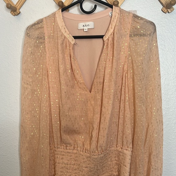 A.L.C. Sidney Dress Pale Pink - Picture 5 of 8